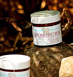 Cream for Leg and Feet wellbeing. Essence of Tree Bark embeded