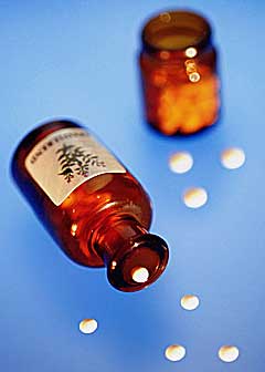 Homeopathic tablets