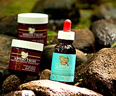 suport your wellbeing - essence and cream support